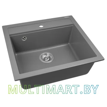 Кухонная мойка Aquasanita Quadro SQQ100W (alumetallic 202)
